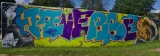 South face of Graffiti Wall July 2012