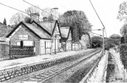 2008 Drawing of Baildon Station used in the Heritage Trail booklets