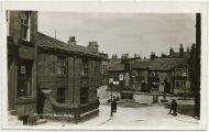 Towngate from Westgate. Note the iron work atop the cross