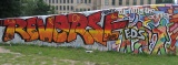 North face of Graffiti Wall July 2012
