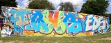 South face of Graffiti Wall August 2012