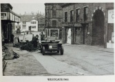 Bottom of Westgate 1960. Looking to Towngate. Note the archway.